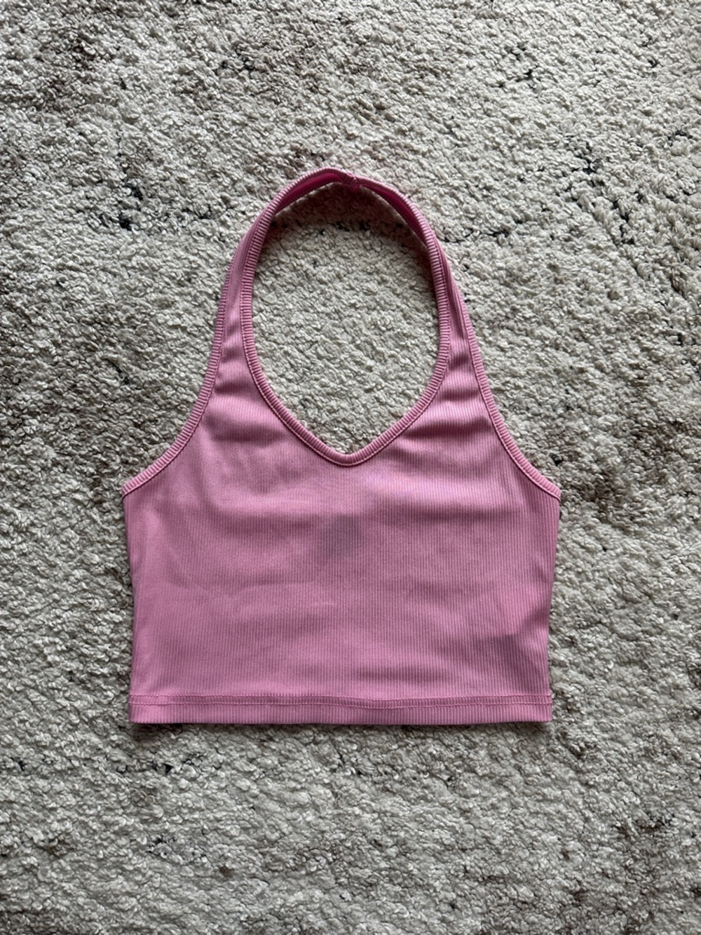 Cropped halter top